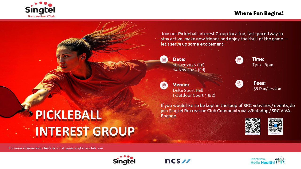 SRC Monthly Pickleball (Oct & Nov 2025)