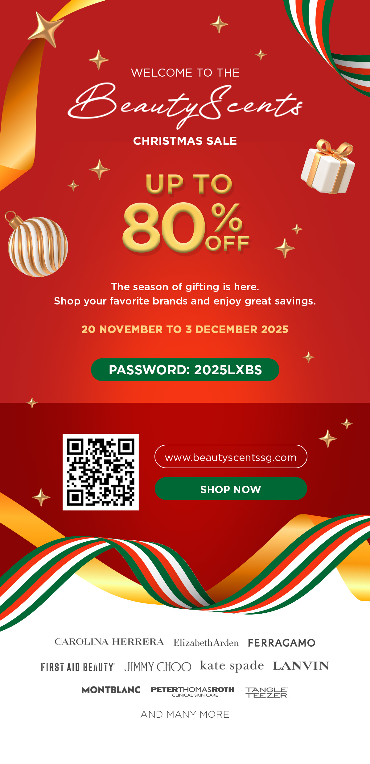 LUXASIA BeautyScents Year-End Christmas 2025 Online Corporate sale