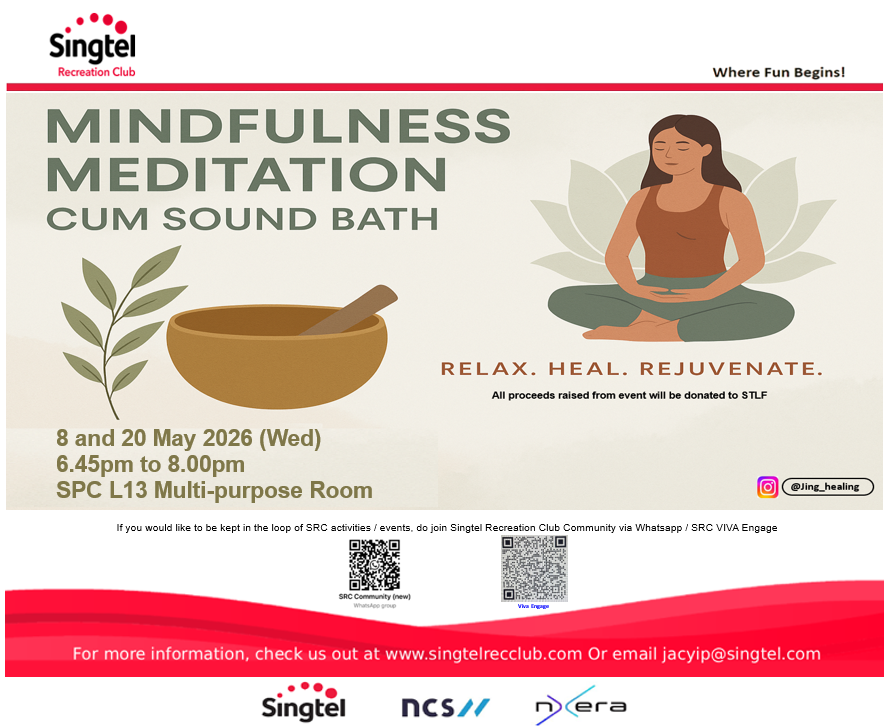 (SPC L13 – Registration) Mindfulness Meditation cum Sound Bath (13 & 20 May 2026)