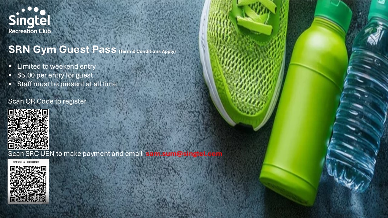 SRN Gym Guest Pass -Jun to Nov 26